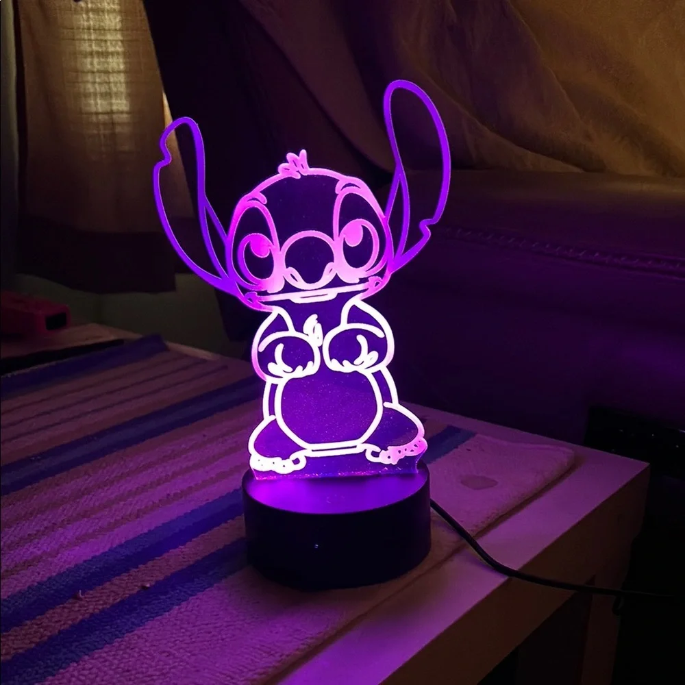 Stitch Night Light Multi Color LED - Picture 4 of 9